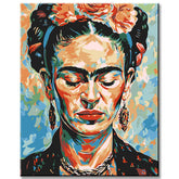 Painting by Numbers Abstract Frida Kahlo